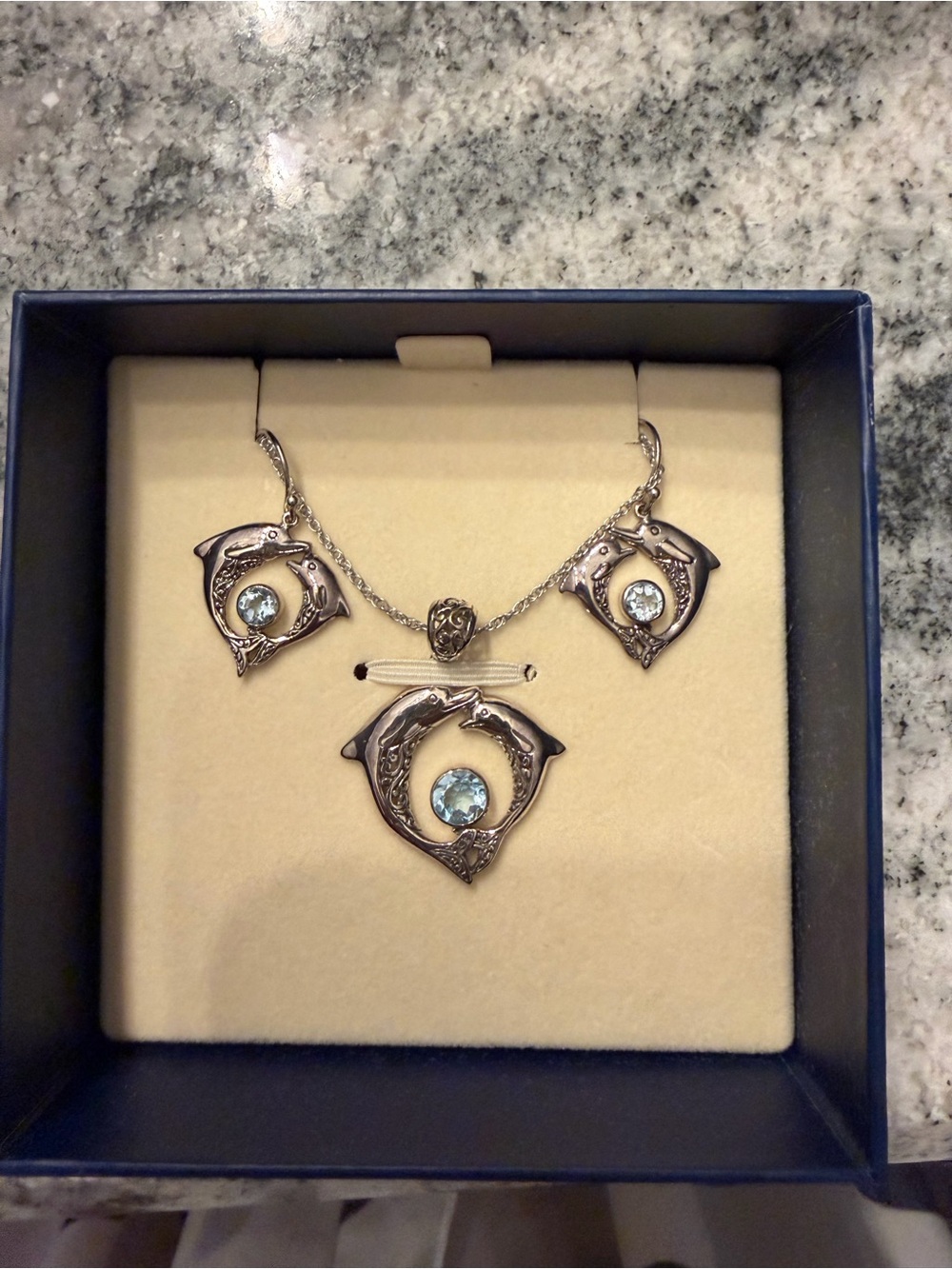 Stauer Dolphin Jewelry Set 🐬